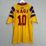 1996 ROMANIA HAGI #10 HOME SHIRT (XL) ADIDAS