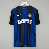 2012/13 INTER MILAN NAGATOMO #55 HOME SHIRT (M) NIKE