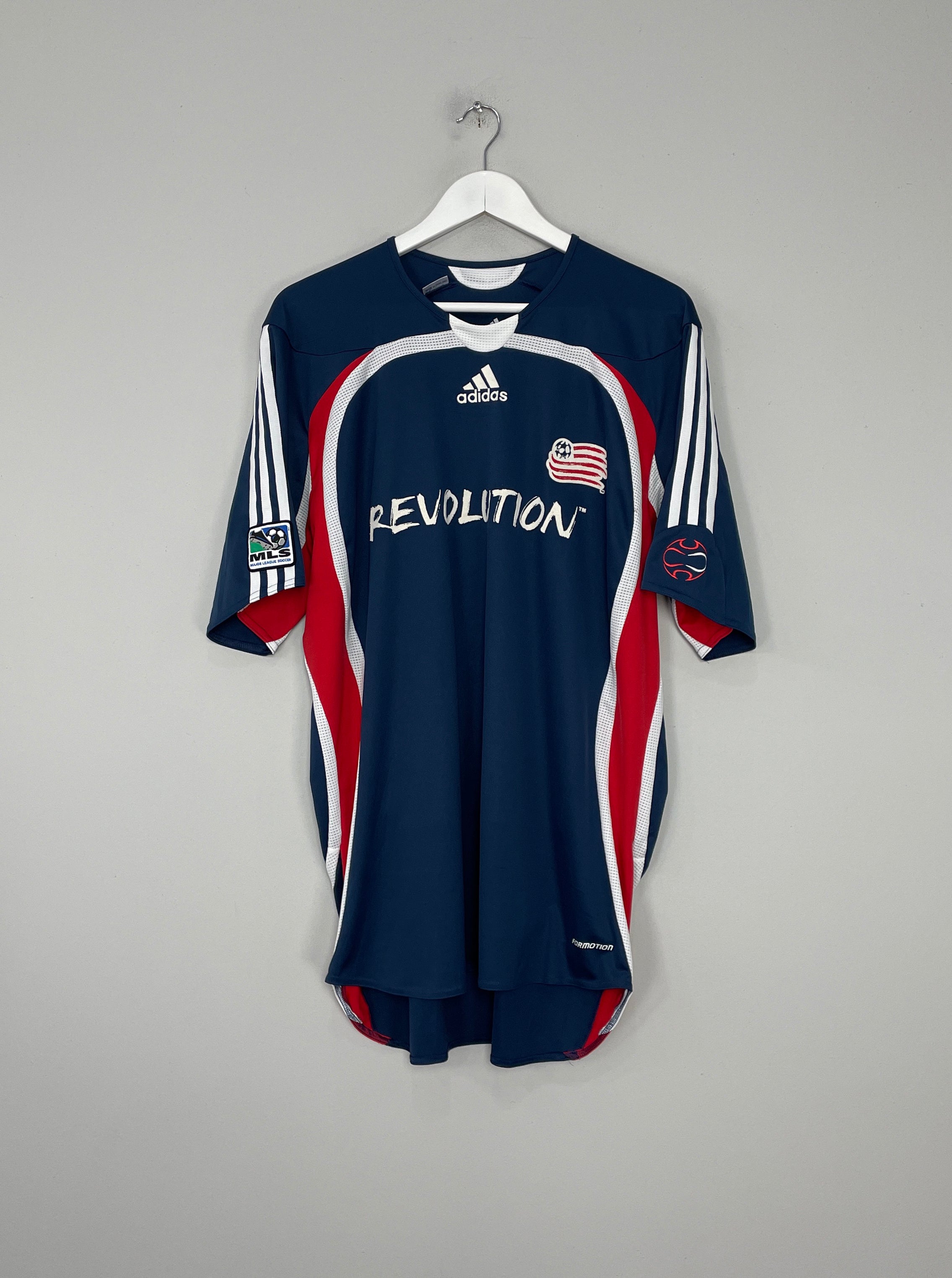 2006/07 NEW ENGLAND REVOLUTION HOME SHIRT (XL) ADIDAS