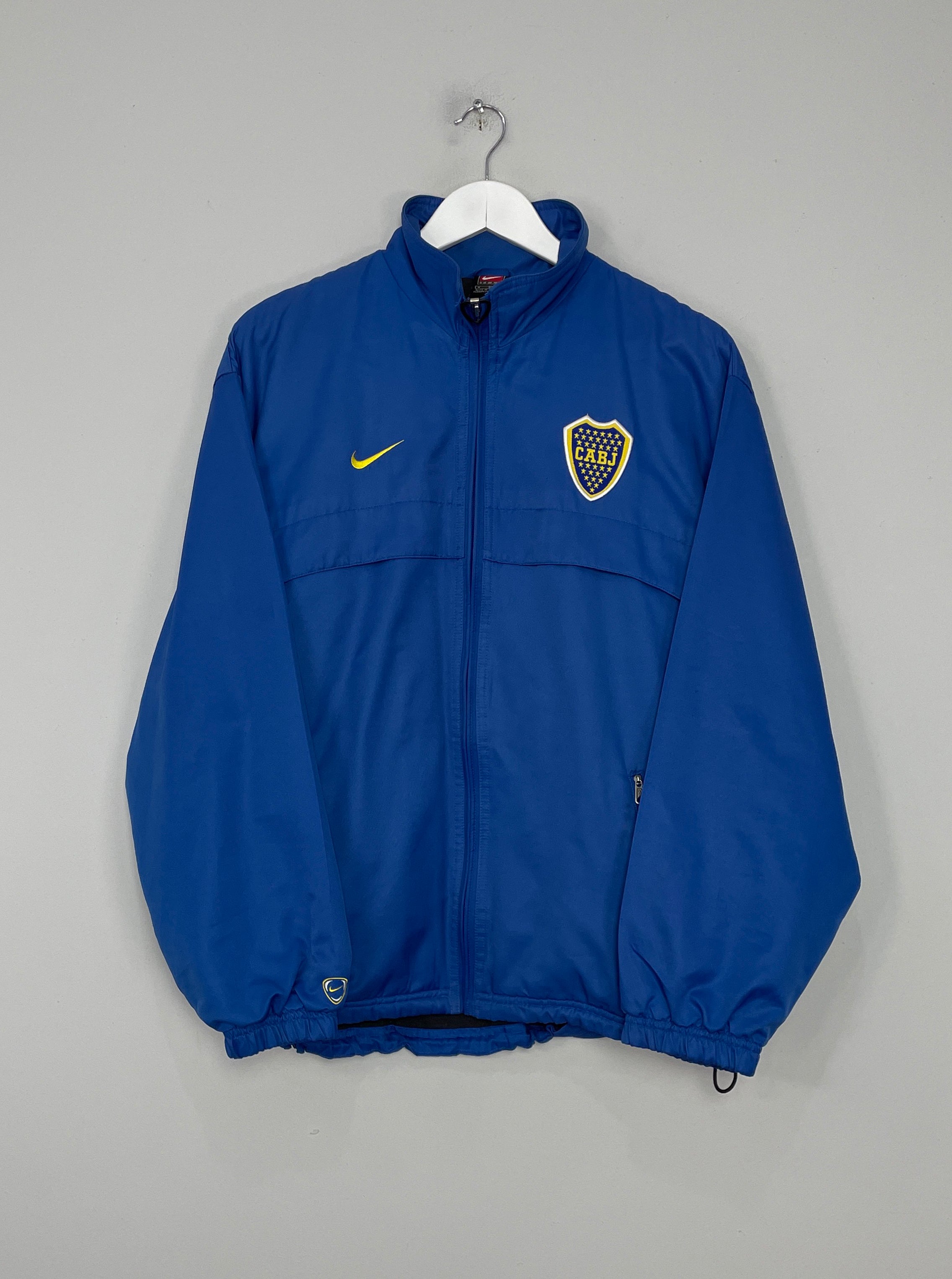 2000/01 BOCA JUNIORS COTTON LINED JACKET (M) NIKE