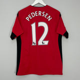 2010/11 BLACKBURN ROVERS PEDERSEN #12 AWAY SHIRT (L) UMBRO