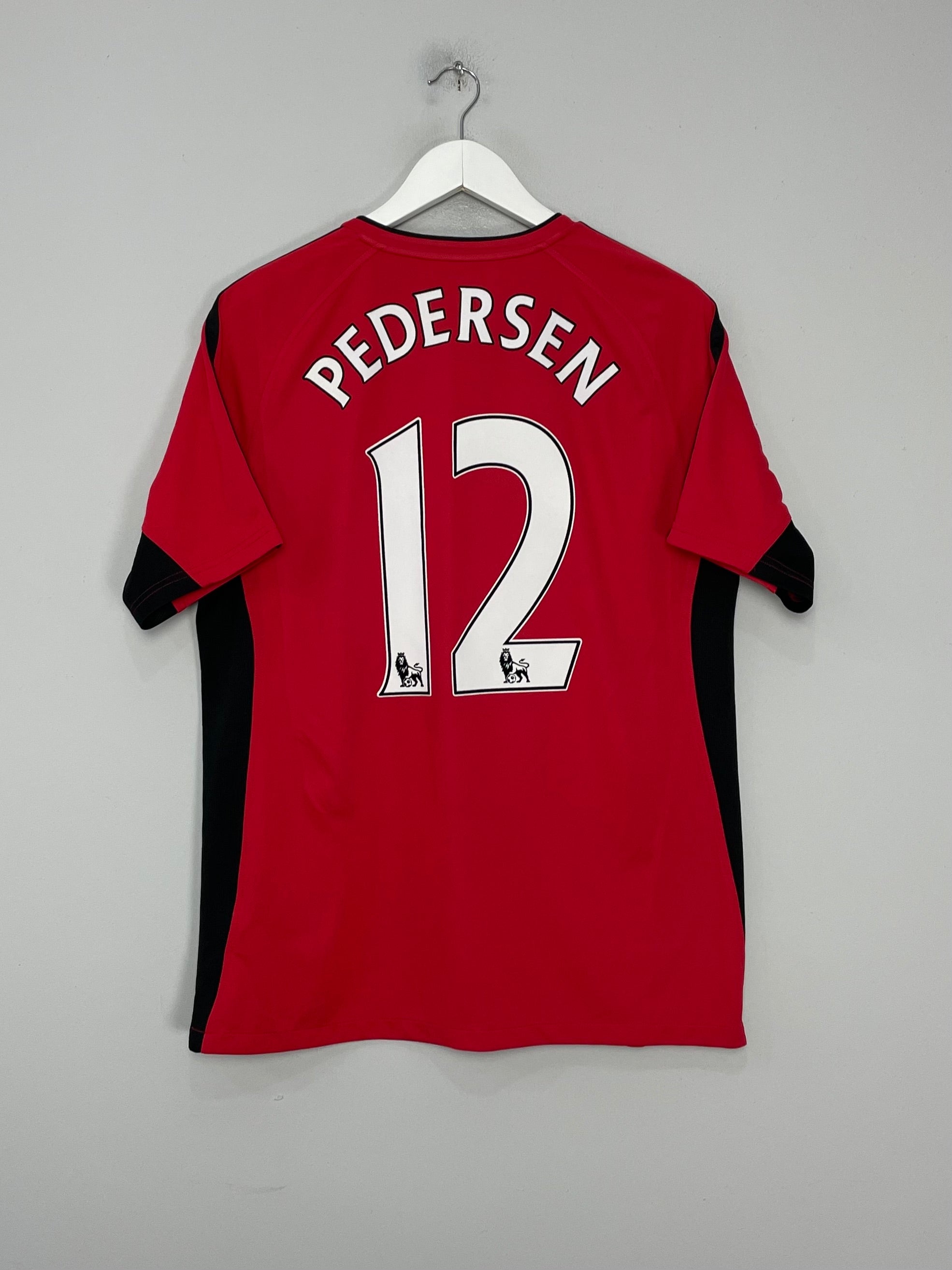 2010/11 BLACKBURN ROVERS PEDERSEN #12 AWAY SHIRT (L) UMBRO