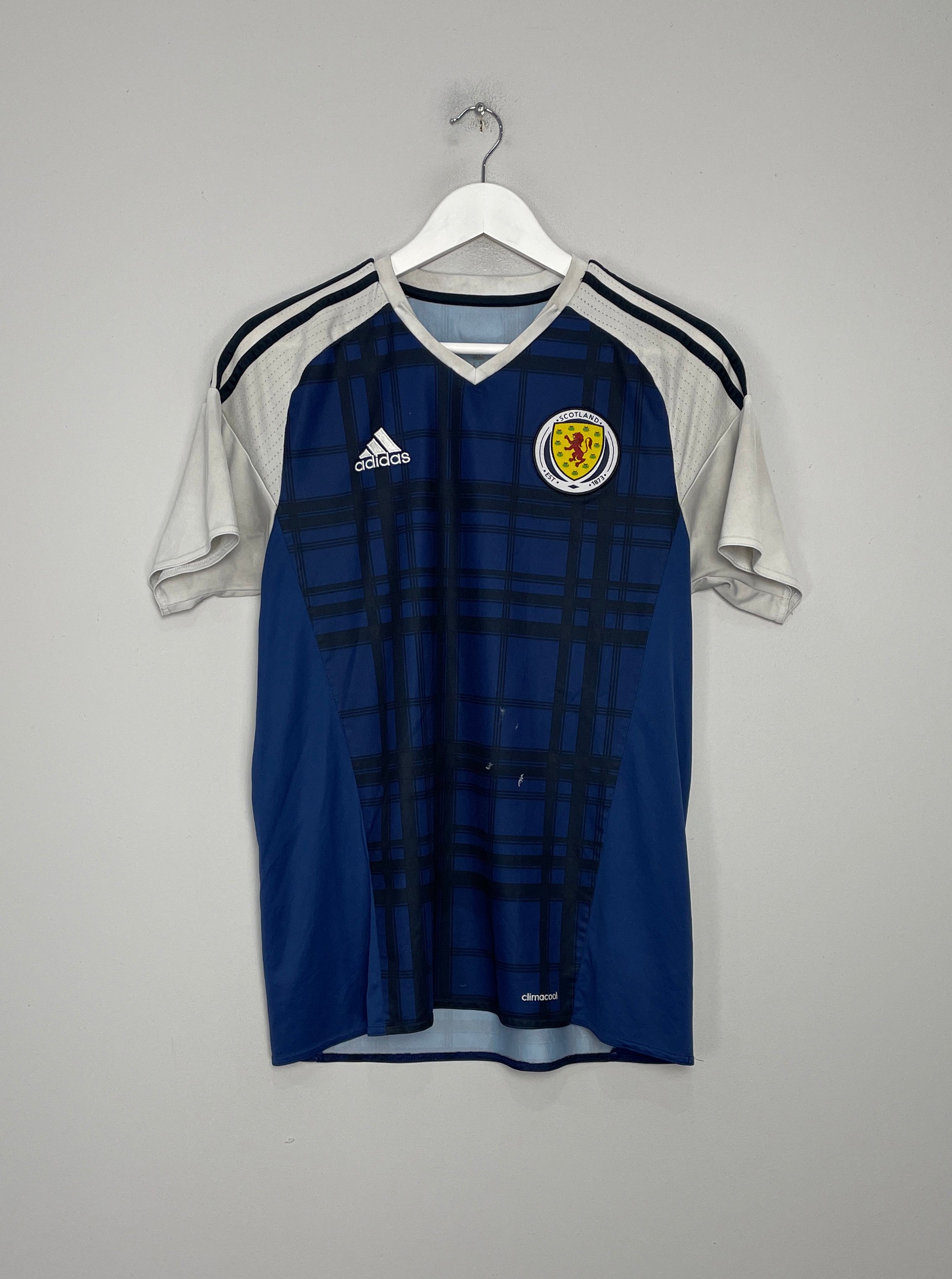 2016/17 SCOTLAND HOME SHIRT (M) ADIDAS