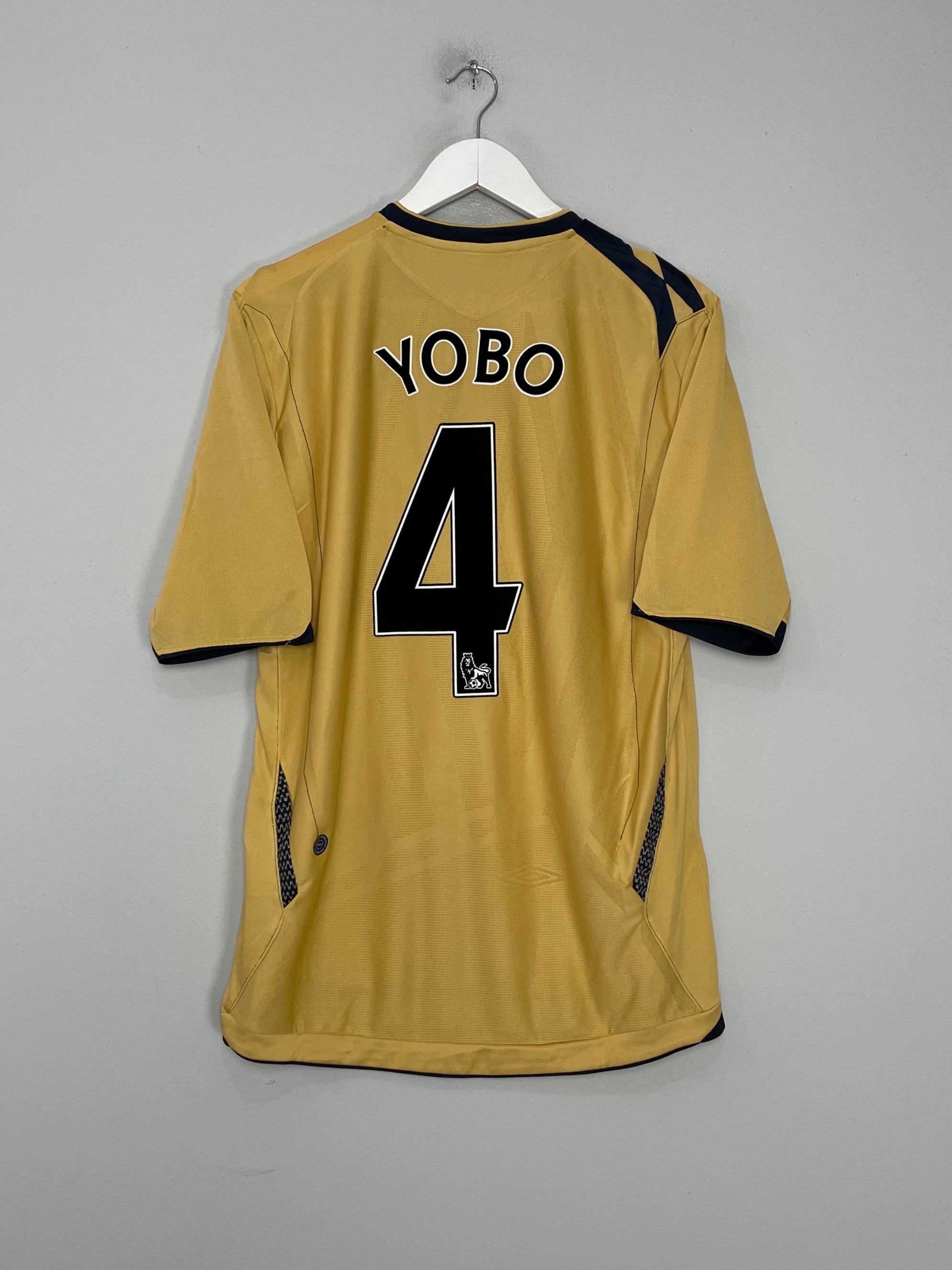 2006/07 EVERTON YOBO #4 THIRD SHIRT (L) UMBRO