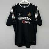 2004/05 REAL MADRID R.CARLOS #3 AWAY SHIRT (XL) ADIDAS