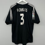 2004/05 REAL MADRID R.CARLOS #3 AWAY SHIRT (XL) ADIDAS