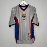 1998/01 BARCELONA GUARDIOLA #4 AWAY SHIRT (M) NIKE