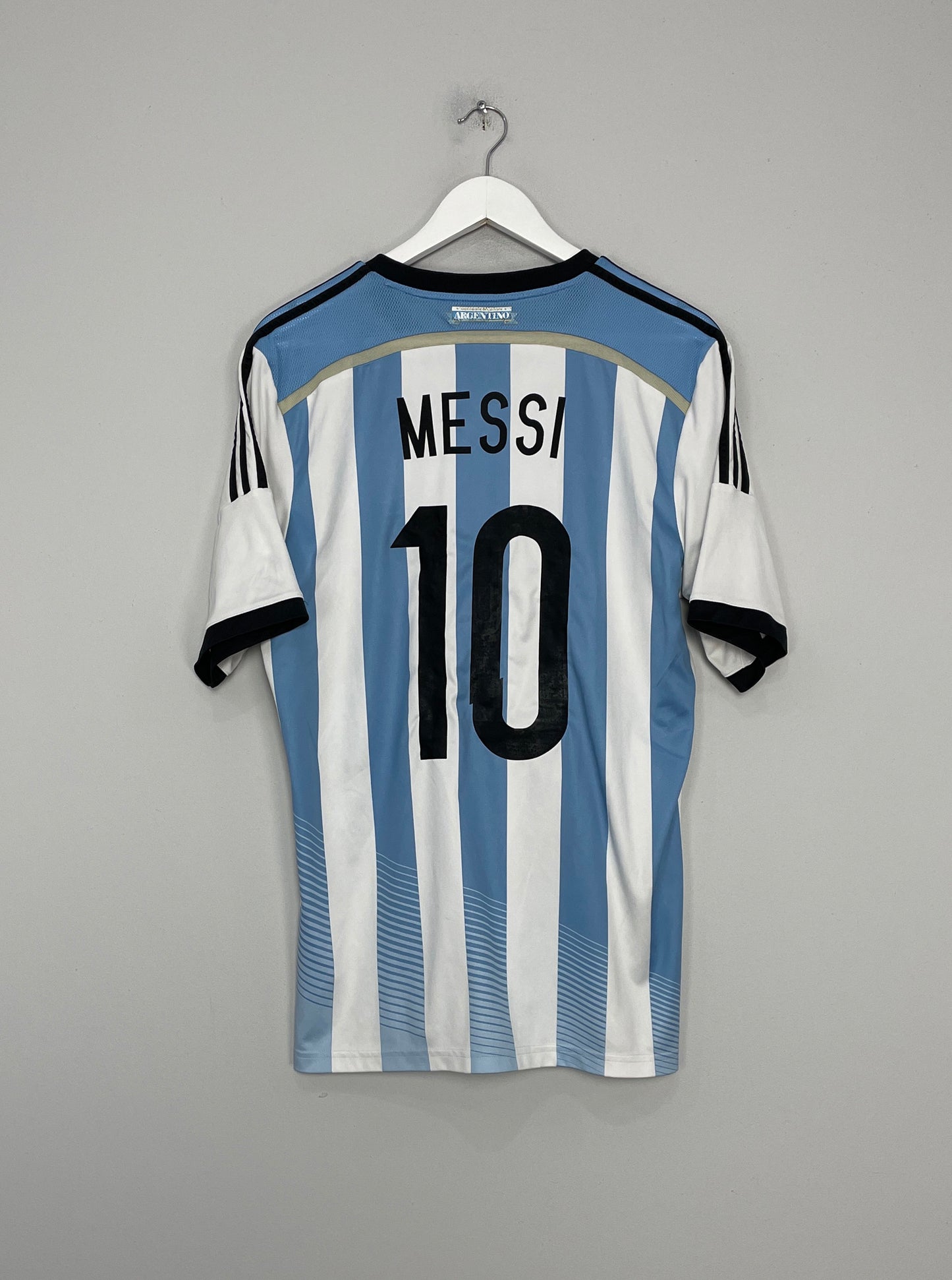 CULT KITS - 2013/15 ARGENTINA MESSI #10 HOME SHIRT (L) ADIDAS