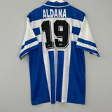 1993/95 DEPORTIVO LA CORUNA ALDANA #19 HOME SHIRT (XL) UMBRO