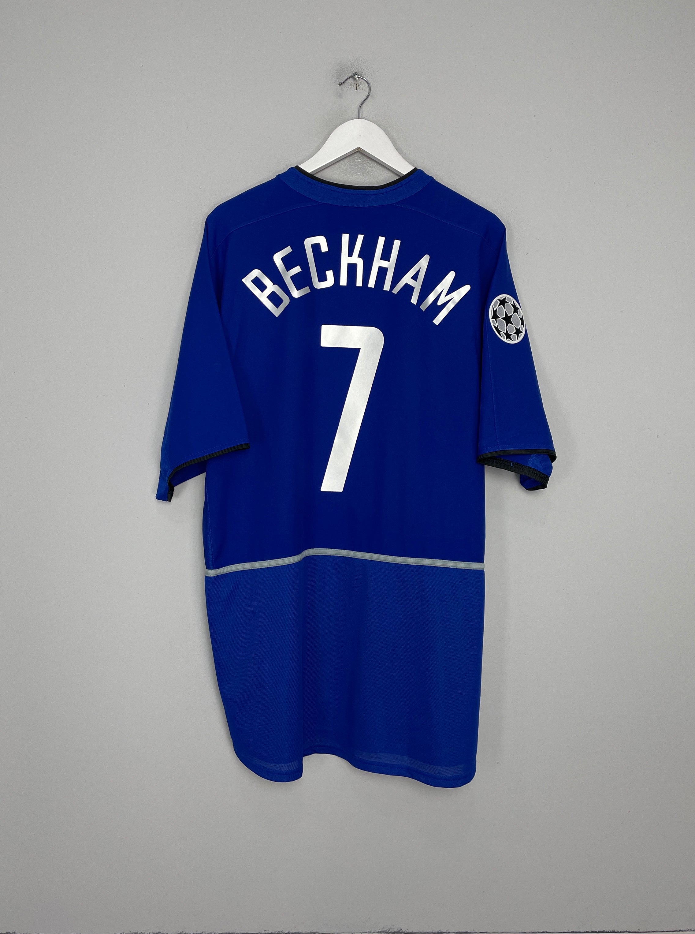 2002/03 MANCHESTER UNITED BECKHAM #7 C/L THIRD SHIRT (XXL) NIKE