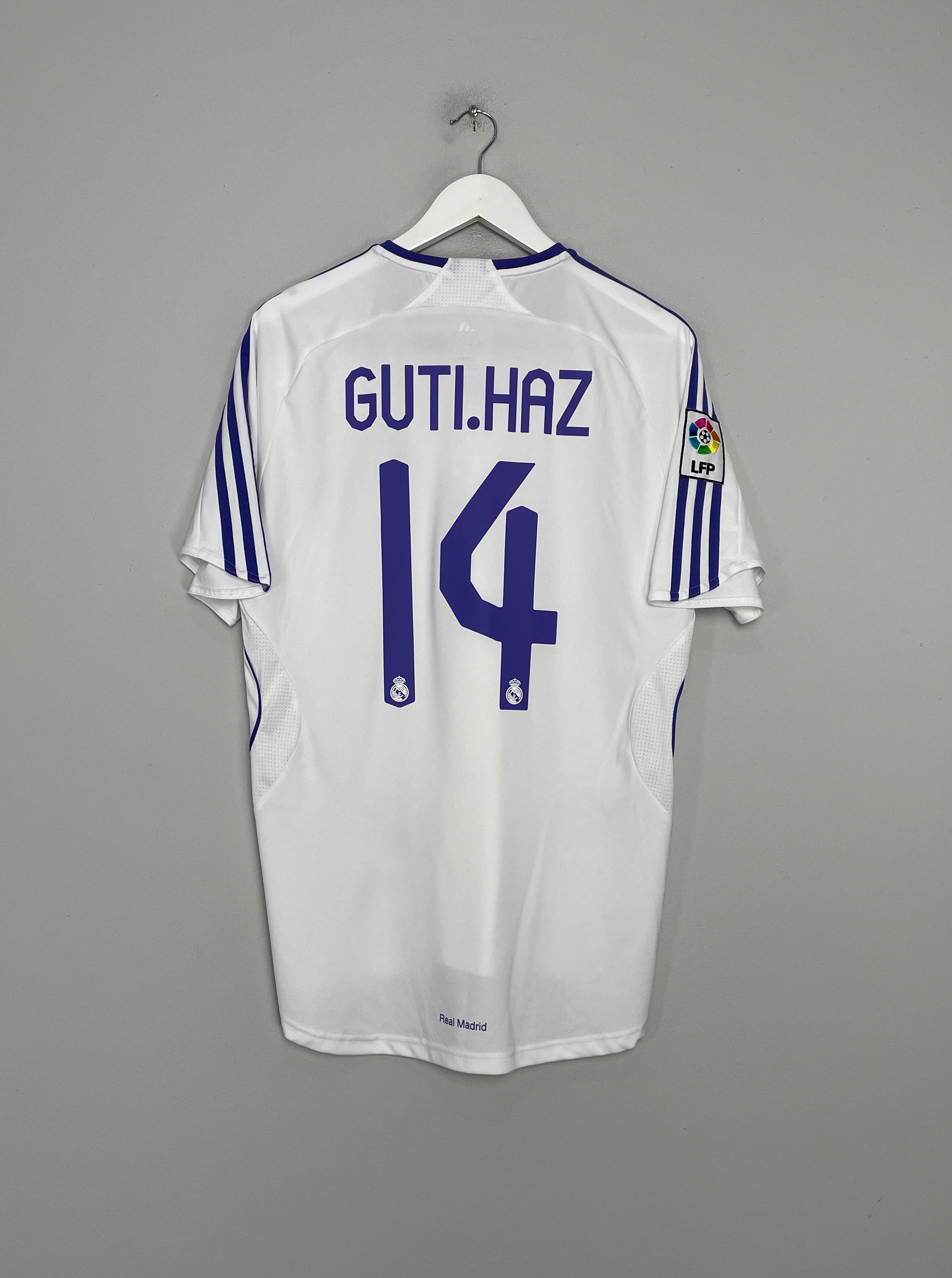 2007/08 REAL MADRID GUTI #14 HOME SHIRT (M) ADIDAS