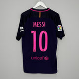 2016/17 BARCELONA MESSI #10 AWAY SHIRT (M) NIKE