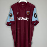 2023/24 WEST HAM CRESSWELL #3 HOME SHIRT (XXXL) UMBRO