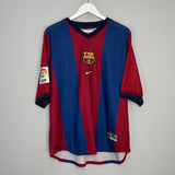 1998/00 BARCELONA GUARDIOLA #4 HOME SHIRT (XL) NIKE