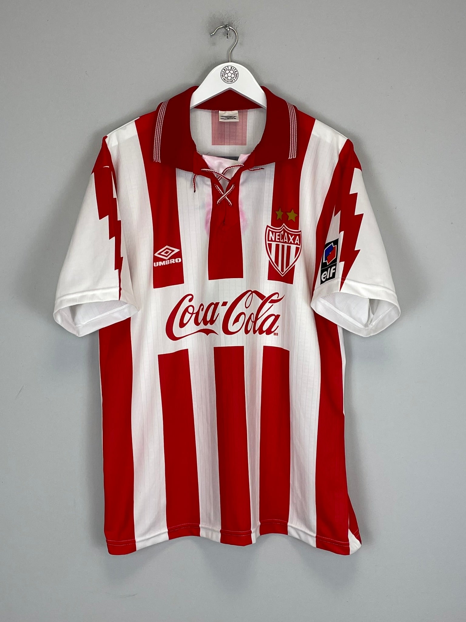 1995/96 NECAXA #6 HOME SHIRT (L) UMBRO