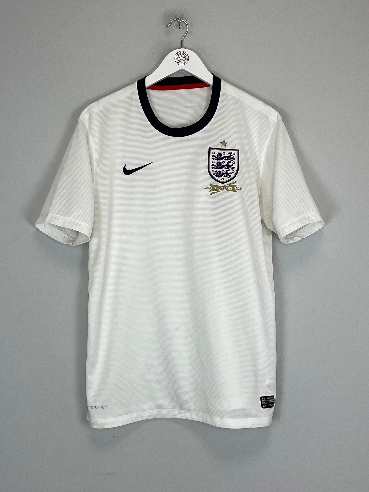 2013/14 ENGLAND *150 YEARS* HOME SHIRT (L) NIKE