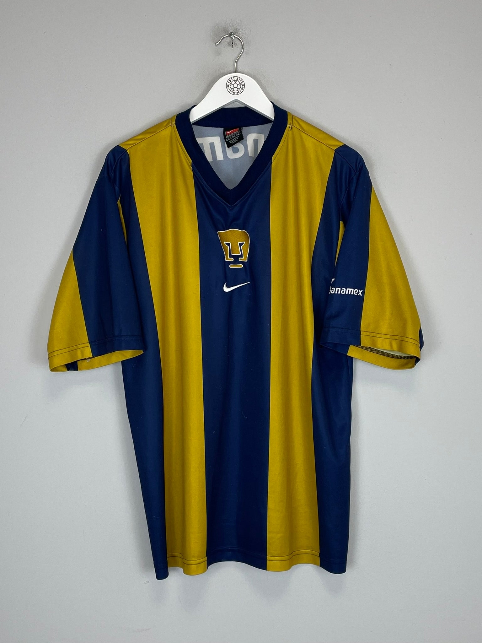 2000/01 UNAM PUMAS HOME SHIRT (L) NIKE