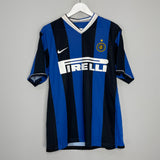 2006/07 INTER MILAN ADRIANO #10 HOME SHIRT (L) NIKE