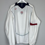 2004/06 USA *PLAYER ISSUE* L/S HOME SHIRT (XXL) NIKE