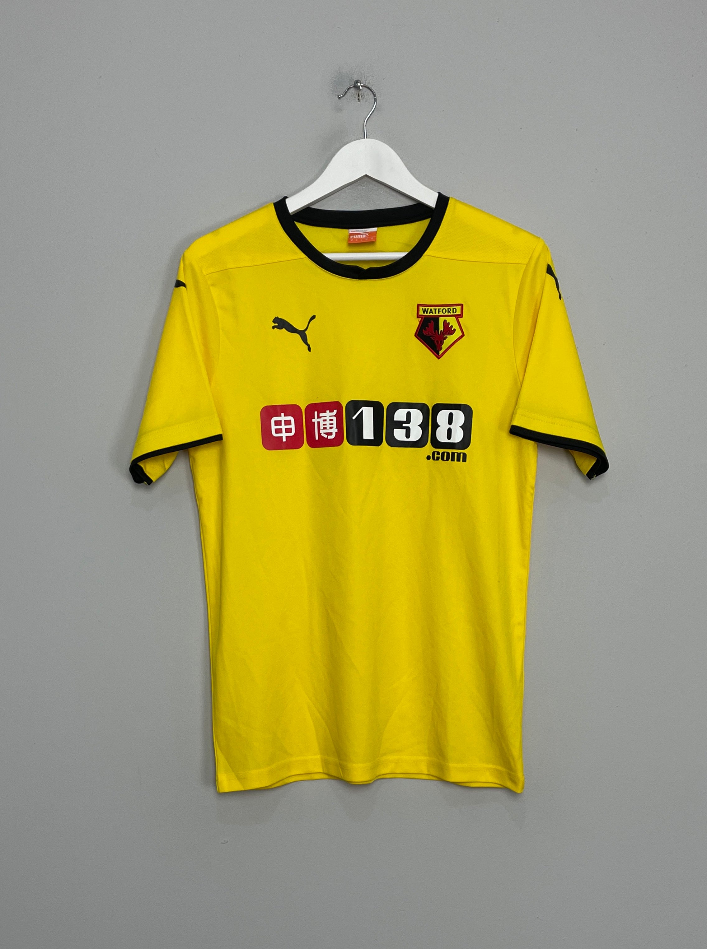 2014/15 WATFORD HOME SHIRT (M) PUMA