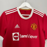 2021/22 MANCHESTER UNITED RONALDO #7 HOME SHIRT (M) ADIDAS