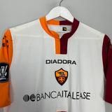 2005/06 ROMA MANCINI #30 *SQUAD SIGNED* MATCH ISSUE AWAY SHIRT (L) DIADORA