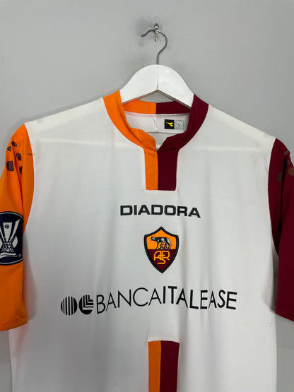 2005/06 ROMA MANCINI #30 *SQUAD SIGNED* MATCH ISSUE AWAY SHIRT (L) DIADORA