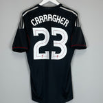 2011/12 LIVERPOOL CARRAGHER #23 AWAY SHIRT (M) ADIDAS