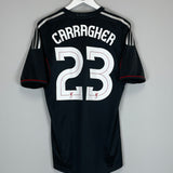 2011/12 LIVERPOOL CARRAGHER #23 AWAY SHIRT (M) ADIDAS