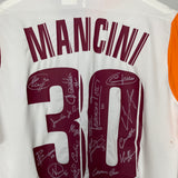 2005/06 ROMA MANCINI #30 *SQUAD SIGNED* MATCH ISSUE AWAY SHIRT (L) DIADORA