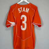 2004/06 NETHERLANDS STAM #3 HOME SHIRT (L) NIKE