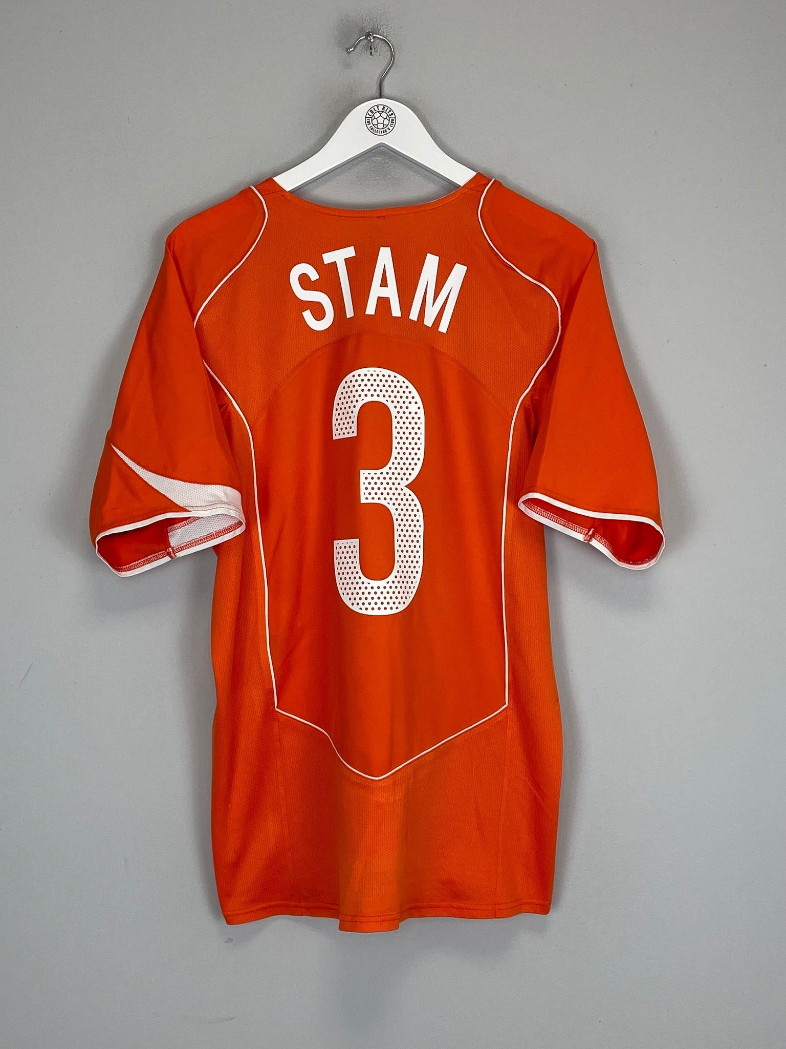 2004/06 NETHERLANDS STAM #3 HOME SHIRT (L) NIKE