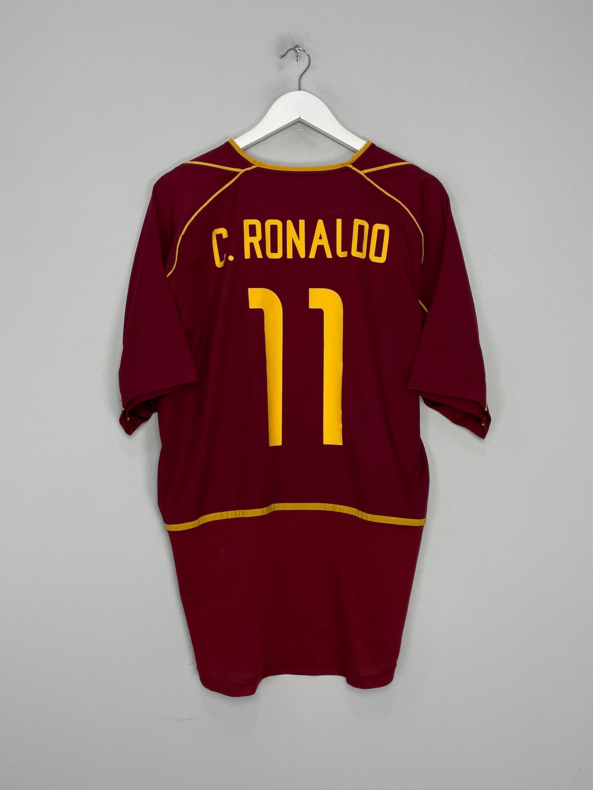 2002/04 PORTUGAL RONALDO #11 HOME SHIRT (XL) NIKE