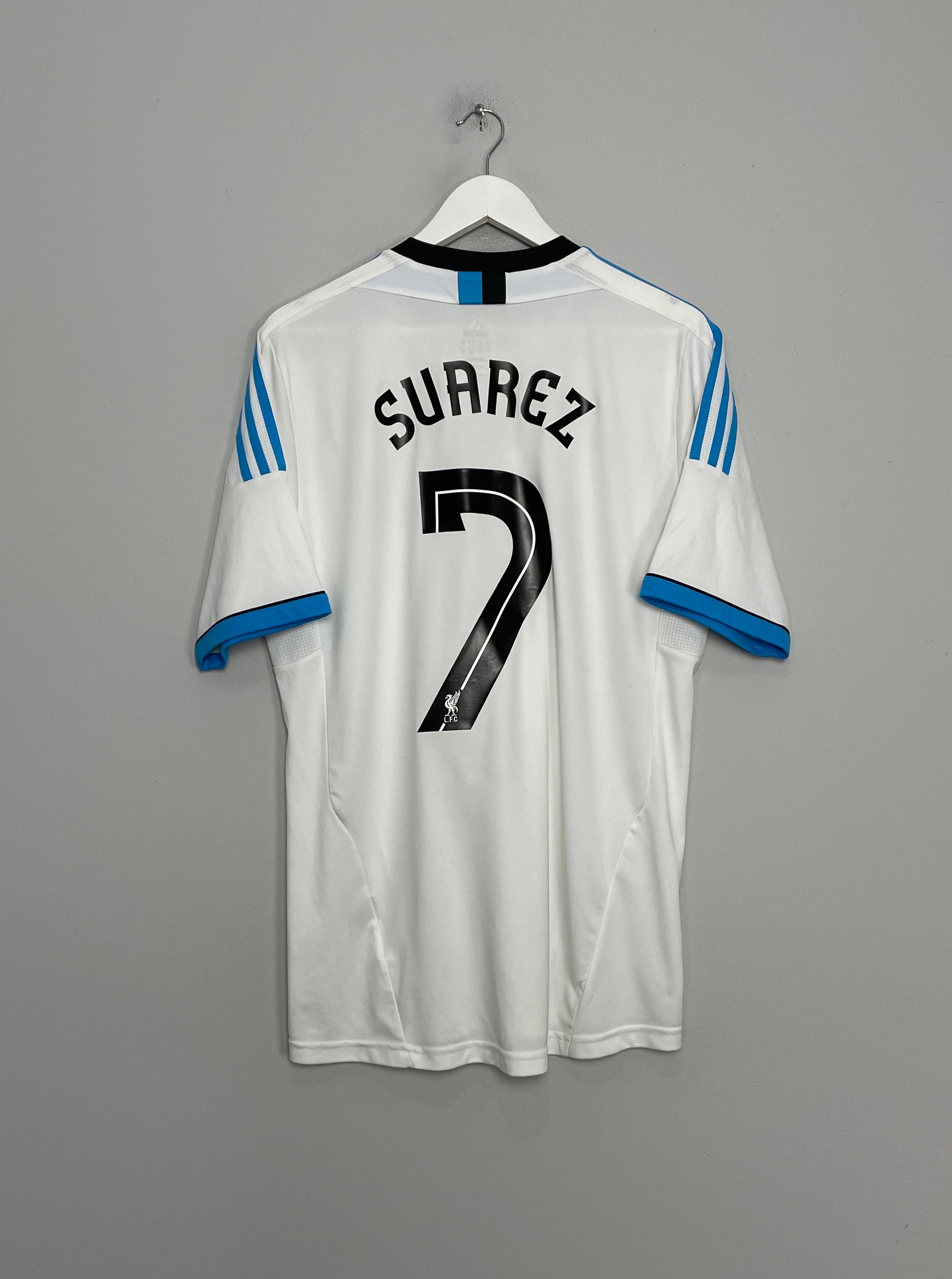 2011/12 LIVERPOOL SUAREZ #7 THIRD SHIRT (L) ADIDAS