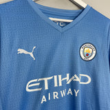 2021/22 MANCHESTER CITY L/S HOME SHIRT (XL) PUMA