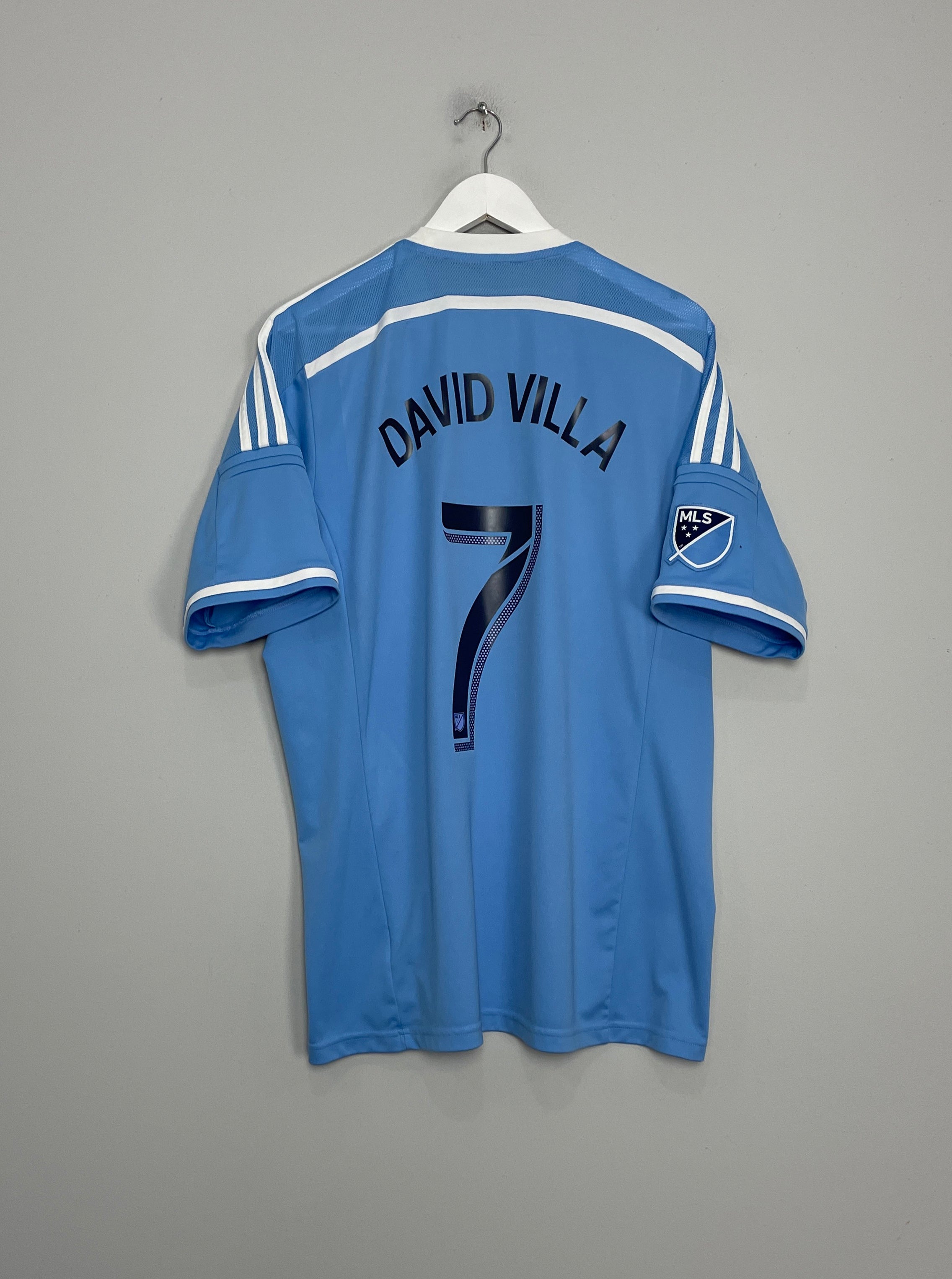 2015/16 NEW YORK CITY DAVID VILLA #7 HOME SHIRT (XL) ADIDAS