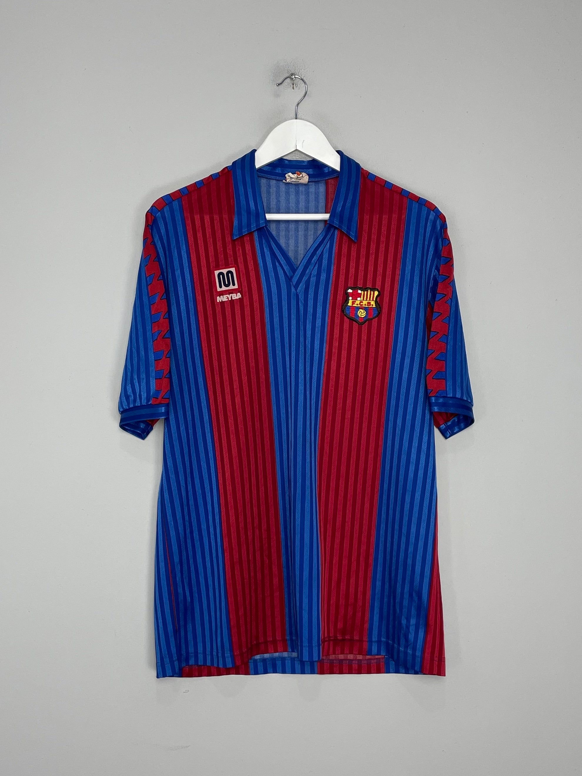 1989/92 BARCELONA #10 HOME SHIRT (XL) MEYBA