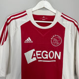 2010/11 AJAX SUAREZ #16 HOME SHIRT (L) ADIDAS