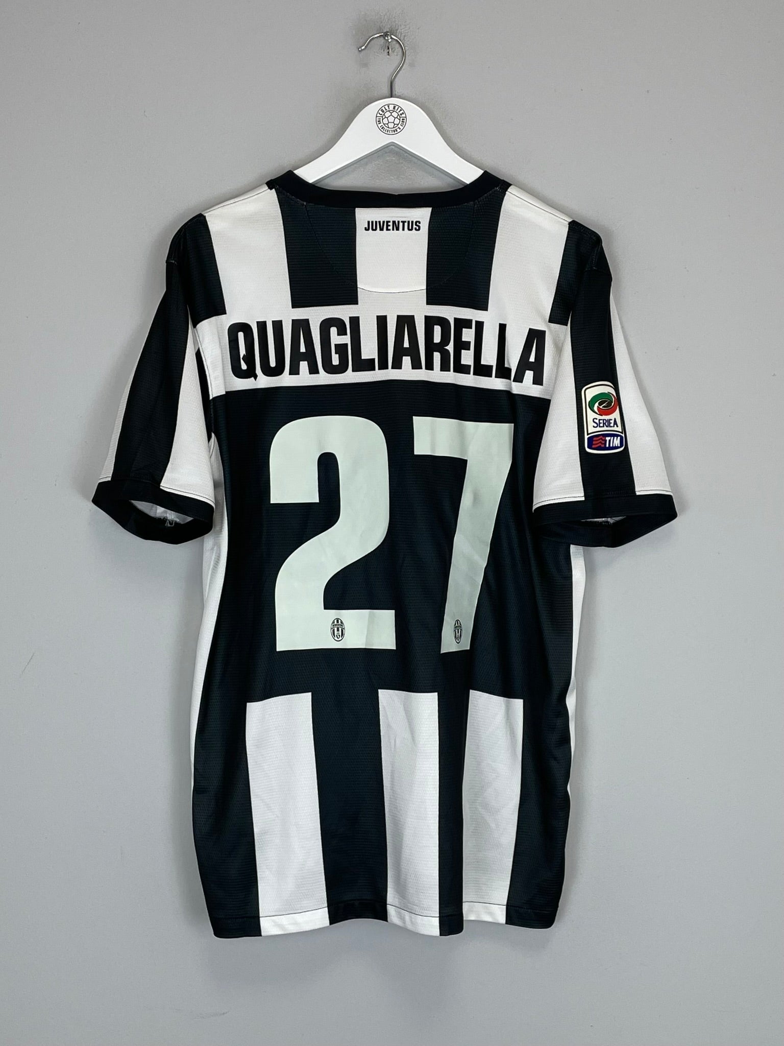 2012/13 JUVENTUS QUAGLIARELLA #27 HOME SHIRT (L) NIKE