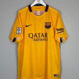 2015/16 BARCELONA MESSI #10 AWAY SHIRT (XL) NIKE