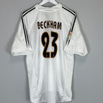 2004/05 REAL MADRID BECKHAM #23 HOME SHIRT (XL) ADIDAS