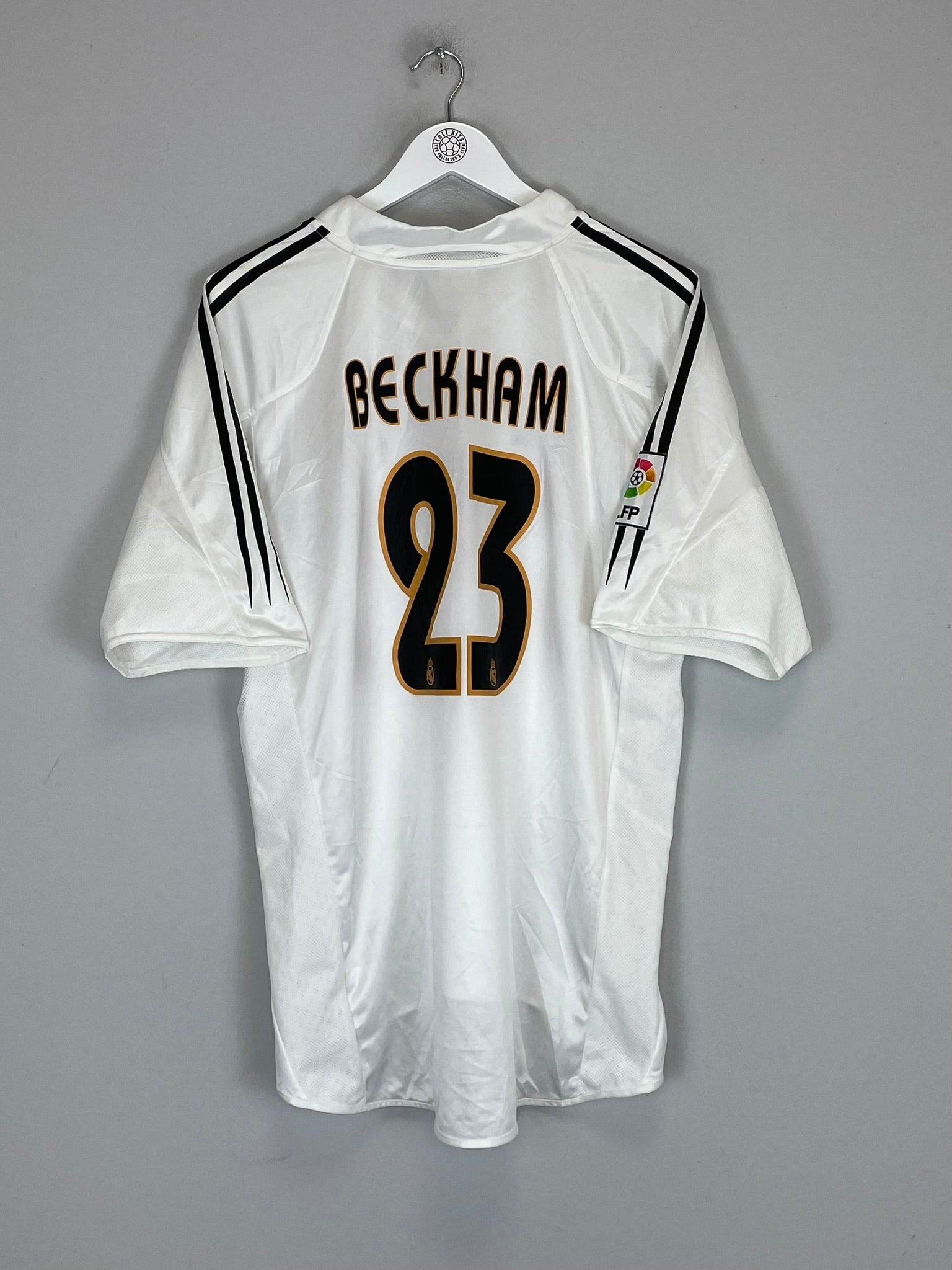 2004/05 REAL MADRID BECKHAM #23 HOME SHIRT (XL) ADIDAS