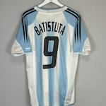 2004/05 ARGENTINA BATISTUTA #9 HOME SHIRT (M) ADIDAS