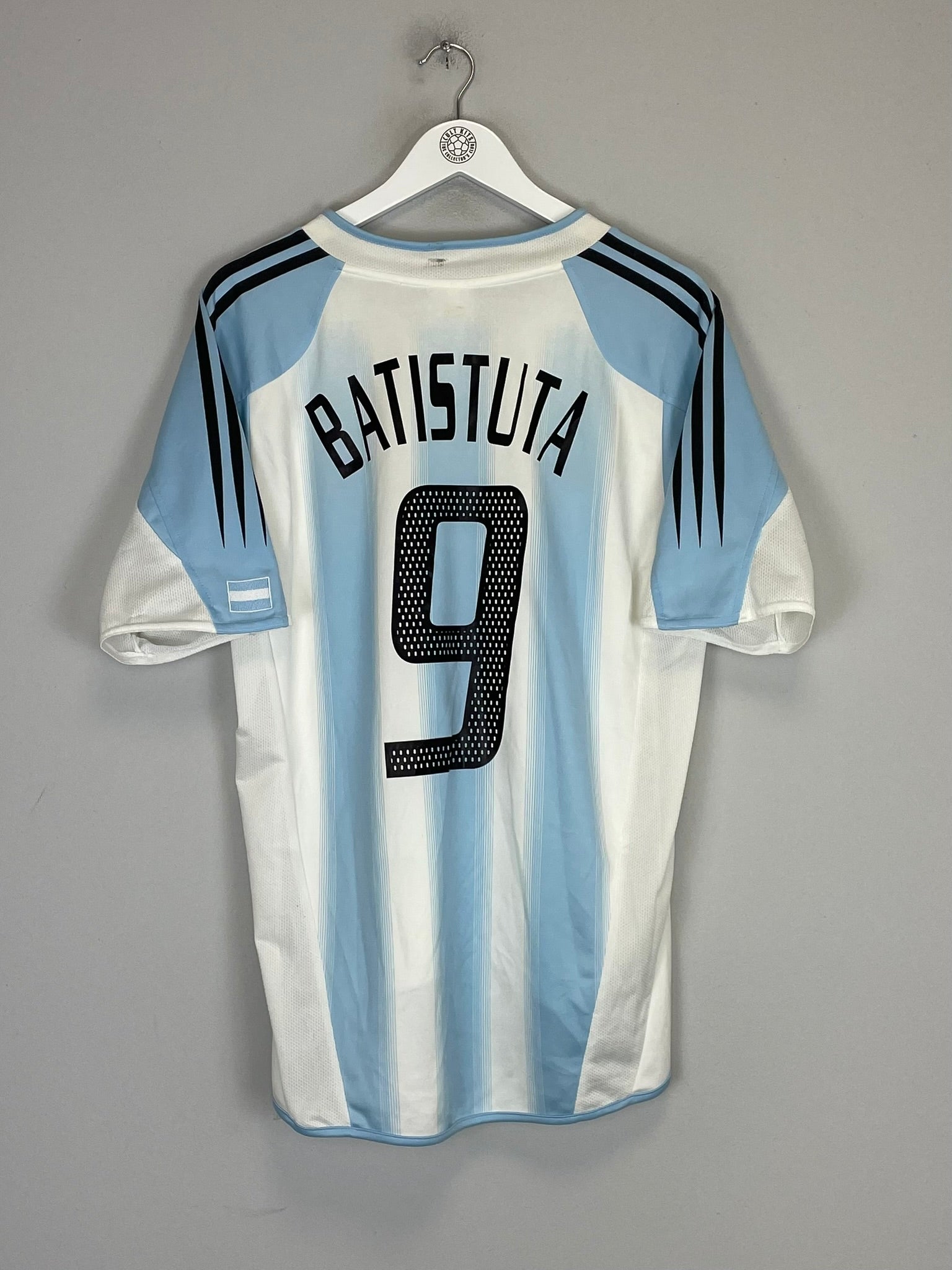 2004/05 ARGENTINA BATISTUTA #9 HOME SHIRT (M) ADIDAS