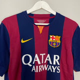 2014/15 BARCELONA MESSI #10 HOME SHIRT (M) NIKE