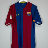 2006/07 BARCELONA RONALDINHO #10 HOME SHIRT (L) NIKE