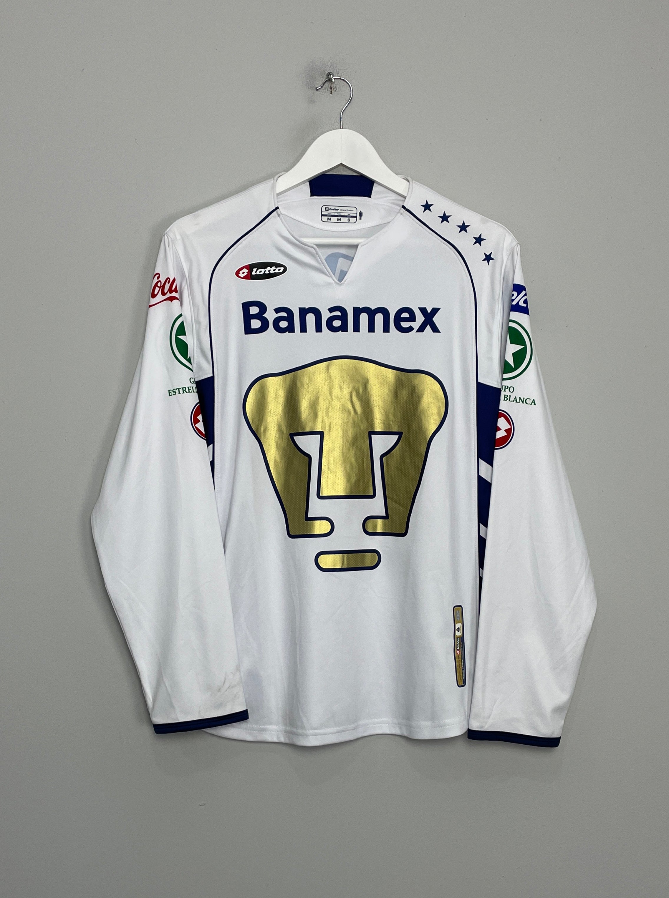 2005/06 UNAM PUMAS L/S HOME SHIRT (S) LOTTO