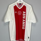 2002/04 AJAX ZLATAN #9 HOME SHIRT (L) ADIDAS