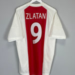 2002/04 AJAX ZLATAN #9 HOME SHIRT (L) ADIDAS