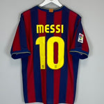 2009/10 BARCELONA MESSI #10 HOME SHIRT (M) NIKE